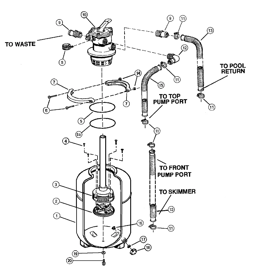9+ Doughboy Pool Parts Diagram