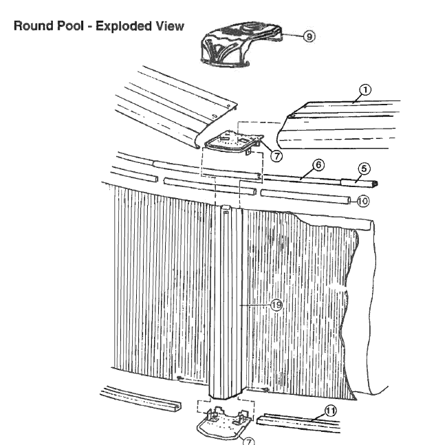 Replacement Parts for 24' Centennial Pool 