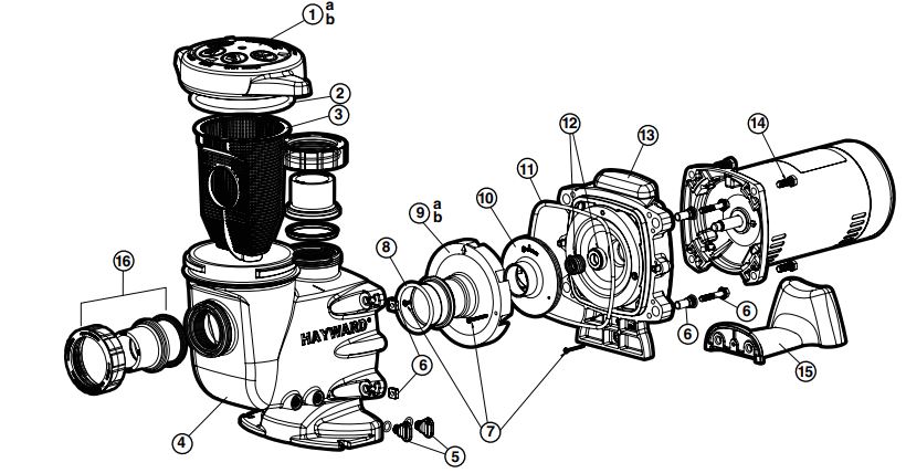 Hayward Max-Flo II SP2700X Series Replacement Parts