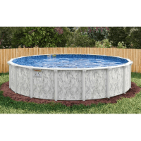 Silver Sea Premium Salt Friendly Pool Packages with 9" Wrap Around Resin Top Rails