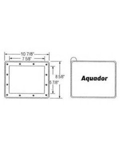 Aquador Skimmer Faceplace and Lid - 1084 