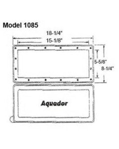Aquador Skimmer Faceplate and Lid - 1085 