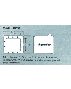 Aquador Skimmer Faceplate and Lid - 1090 