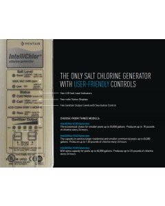 Pentair Replacement Salt Chlorine Generator - IntelliChlor IC60 Cell Only 