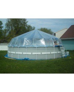 Replacement Vinyl Soft-Side Pool Dome Covers - Round
