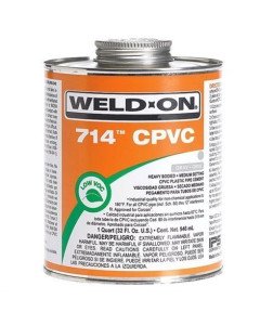 Weld-On® 714® CPVC- 1 Pint Orange 