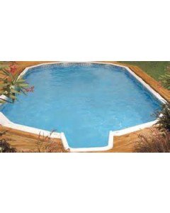 Whispering Wind III Swimming Pool with In-Step Entry System 18'x33' Oval 