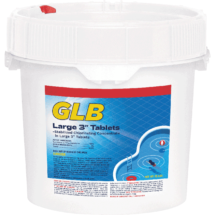 GLB Large 3" tablets unwrapped, 25 lbs.
