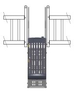 FENCE TO LADDER CONNECTOR KIT FOR 24″