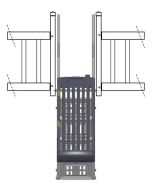 FENCE TO LADDER CONNECTOR KIT FOR 36″ 
