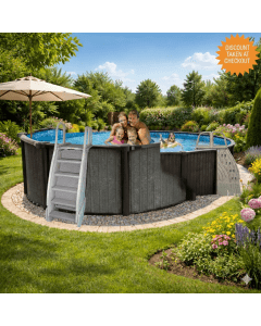 12' x 24' Oval Cool Pool™ 54” Deep Above Ground Pool Package