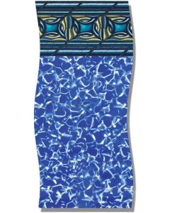 Pacific Diamond Aqua Leader beaded Oval 