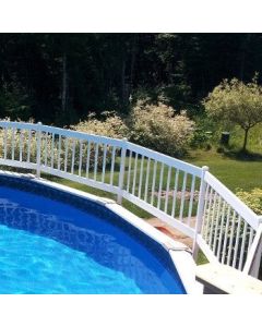 24" Vinyl Works Premium Pool Fence Kits- White 