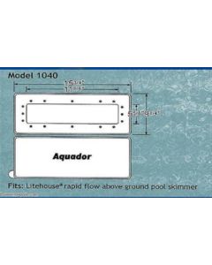 Aquador Skimmer Faceplace and Lid - 1040 