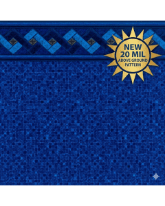 Azure Peak 20 MIL Multi-Bead Premium Liners for Above Ground Oval Pools