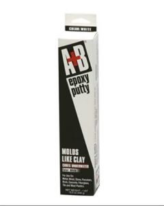 Black A+B Epoxy Putty 14 oz kit 