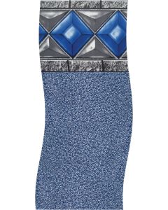 Blue Diamond Esther Williams beaded Oval 