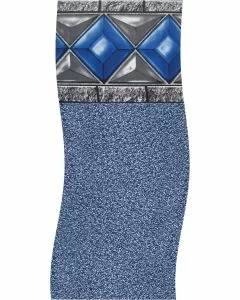 Blue Diamond Esther Williams beaded Oval 