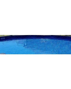 Boulder Swirl Aqua Leader beaded Round 