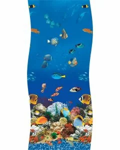 Caribbean Esther Williams beaded Oval 