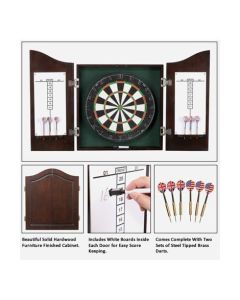 Centerpoint Solid Wood Dart Cabinet Set 