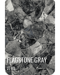 Flagstone Gray Bordless TrueStone Inground Pool Liner 27 mil. 