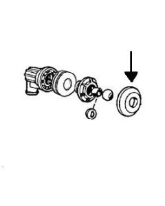 Return Fitting Cover- GRAY - 340-1593 