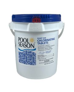 Pool Season Giant Size Chlorinating 3" Tablets 8 lb. Bucket 
