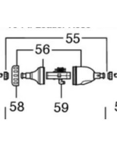 Polaris 280 Cleaner BACK-UP VALVE CASE KIT for G52 