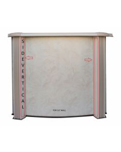 Whispering Wind Two Vertical Side - 54" Oval and Round Pools (580-2300)  