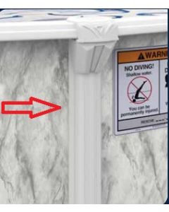 7" VERTICAL SILVERTONE 52" - 341-1485 