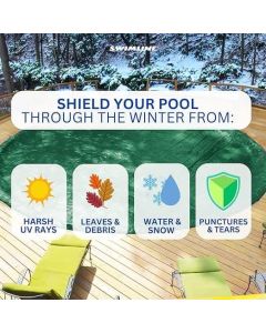 Swimline Supreme Guard Winter Pool Cover - Round 