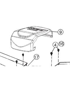 7" TOP CONNECTOR - COOL GRAY - 340-2793 