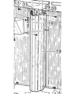 7" VERTICAL SILVERTONE 52" - 341-1485 