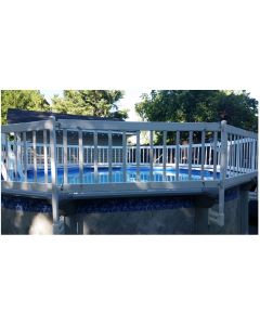 Vinyl Works 24" Pool Fence Removable Section Kit 