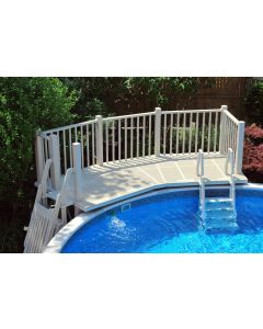 Vinyl Works 5 X 13.5 Resin Pool Deck Model FD - Taupe  