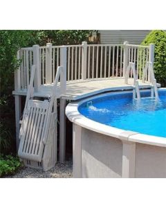 Vinyl Works 5 X 13.5 Resin Pool Deck Model FD - Taupe  