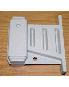 Vinyl Works Fence Economy Post Bracket (set of 2) Available in White Only - 1036 