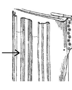 Whispering Wind Two Vertical Center Section - 52" Oval and Round Pools  