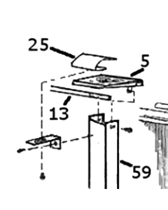 Whispering Wind Two Side Stabilizer Rail - (583-1064) 