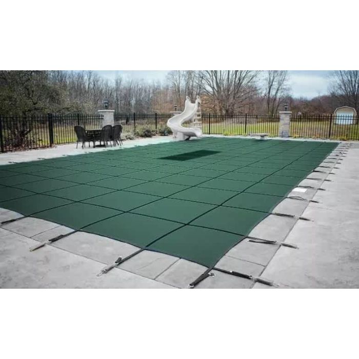 12'x24' Rectangle HPI AquaMaster Solid Safety Cover - No Step 