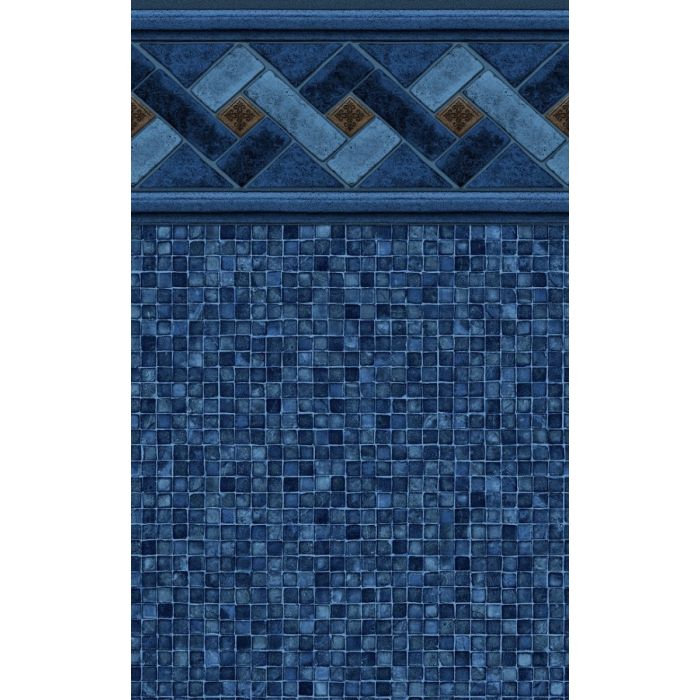 12x18 Oval 48" wall Mountain Standard beaded 20 gauge liner 