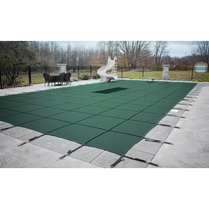 14'x28' Rectangle HPI AquaMaster Solid Safety Cover - No Step 