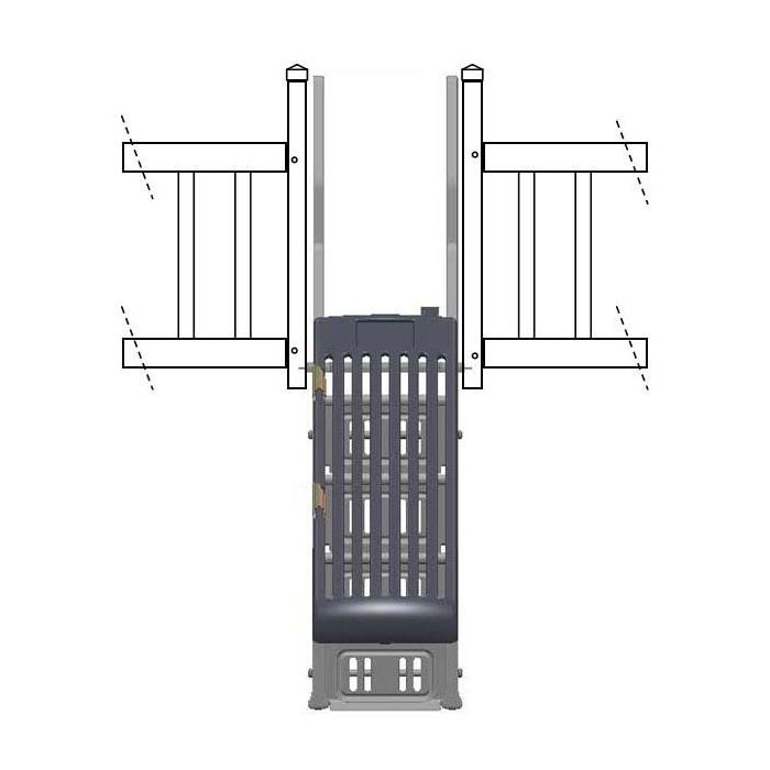 FENCE TO LADDER CONNECTOR KIT FOR 24″ 