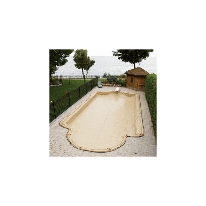 HPI Armor-Kote 20 Year Tan Winter Pool Covers - Inground 20x44 