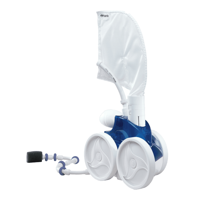 Polaris Vac-Sweep 380 F3 In Ground Pressure Side Pool Cleaner, White 