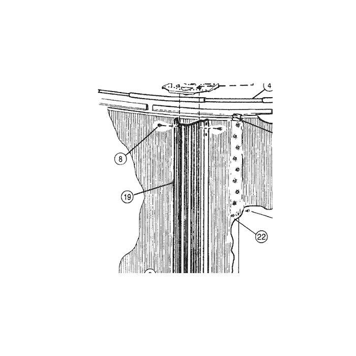 5" VERTICAL 48" - 580-1945 