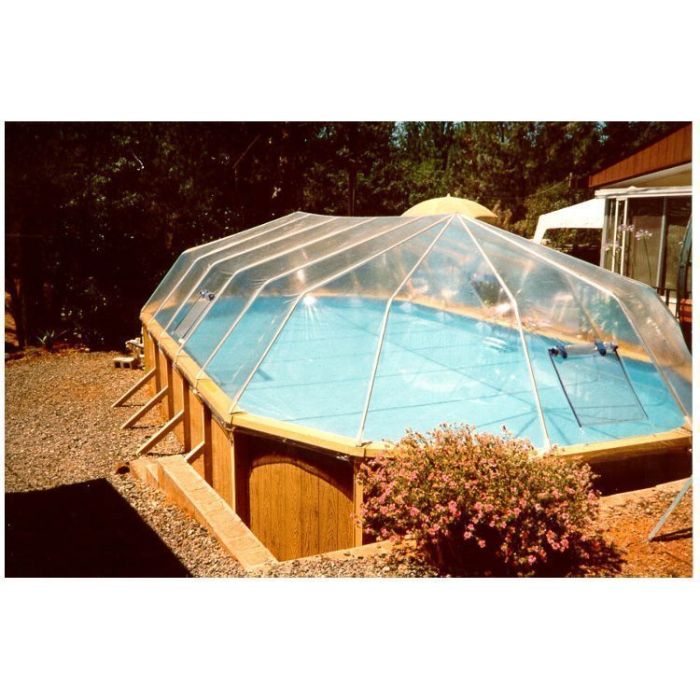 Sun Dome - Above  Ground - Oval 18x33 Oval - 18 panels Sun Dome 