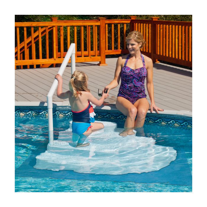 Wedding Cake Above Ground Pool Step w/ Liner Pad 