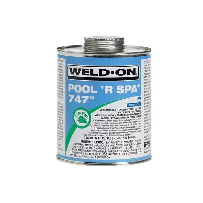 Weld-On 747 Pool 'R Spa - 1 Pint 